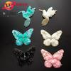 Al por mayor transfronterizo xiangfeng mariposa de cuentas hecha a mano pegatinas de tela accesorios para ropa bolsos parche de accesorios accesorios diy