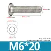 Tornillos de Acero Inoxidable 304 Biselados de Cabeza Hexagonal con Vaso Pernos Cabeza Plana Redonda Borde Biselado Accesorios para Muebles Tornillos M3M4M6