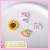 Bonito Cartoon 3D Copo de Água Adesivo Thermos Cup Adesivo Resina Estéreo Acessórios Misto DIY Phone Case Geladeira Sticker