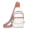 Bolso cruzado de piel sintética para mujer, nuevo, resistente al desgaste y a las salpicaduras, de gran capacidad, para el pecho, bandolera de hombro.