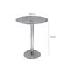 Bar de Estilo Industrial Sencillo, Mesas y Sillas para Tienda de Té de Leche, Sillas Transparentes Plegables, Mesas y Sillas de Acero Inoxidable para Restaurante de Celebridades de Internet
