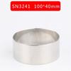 Utensilios para hornear de tres energías molde para pan de tambor grande antiadherente redondo círculo para mousse de queso círculo para tarta cortador de galletas