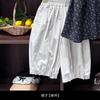 2025 Nuevo Verano Estilo Coreano para Niñas Camisola Floral Coreana, Tops de Moda Casuales y Versátiles y Pantalones de Algodón