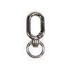 Cierre de Resorte de Cuenta Pintada Figura de Ocho Anillo Redondo Abierto Anillo de Resorte Llavero Accesorios para Manualidades Anillo de Conexión de Aleación