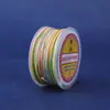 Hilo de Algodón Teñido con Degradado de Cielo Estrellado Estilo Tíbet de 30m para Hacer Pulseras, Tejer Cuerdas y Materiales de Manualidades
