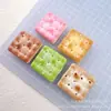 Comida de Juguete Imitación Sándwich Galleta Crema Gel DIY Funda para Teléfono Móvil Pasador Tocado Colgante Colgante Joyería Flor para Zapatos Decoración