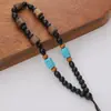 Joyería Estilo Antiguo Madera Ala de Pollo Cuentas Adorno de Mano Cadena de Muñeca Accesorios para Manualidades Llavero Colgante para Coche