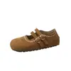 Exquisitos Zapatos Planos de Tacón Oculto Estilo Francés para Mujer, Zapatos Birkenstock Retro, Nuevo Modelo Otoño 2026, Adecuados para Combinar con Faldas, Zapatos Mary Jane