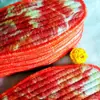 Plantilla de Zapato de Algodón Grueso de Felpa Invierno Cola de Fénix Roja Transpirable Puesto Callejero Lana Roja Fieltro Caliente Almohadilla para Zapato Venta al por Mayor Aumento de Altura