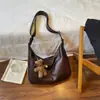 2026 Nova Bolsa de Ombro Grande Capacidade para o Dia a Dia Bolsa de Ombro Simples Bolsa Tote de Nicho Bolsa Transversal Colorida Sólida na Moda Tendência