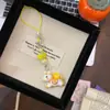 Alça de Celular Fofa Desenho Animado Pônei Doce com Contas Corrente de Celular Pingente de Mochila Presente de Ano Novo Presente para Estudante