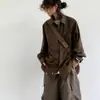 Camisa Retro Japonesa Básica de Nicho de Manga Larga Otoñal Cityboy para Hombres y Mujeres, Chaqueta Camisa Casual Holgada