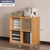 Armário de Armazenamento com Janela de Canto de Chão Camada Única Baixo Estante de Livros Estante de Livros Doméstica Rack de Armazenamento Armário Armário de Armazenamento Armário de Grade