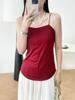 Diseño Chaleco de Cinta de Ácido Acético para Mujer Verano 2025 Nuevo Ajustado Adelgazante Interior Delgado Camisa Base Superior