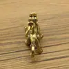Pingente de chaveiro de carro Ruyi Kirin de latão ornamentos de cobre pequenos ornamentos