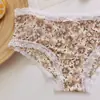 Precio Especial de Evento Pinkgirl Calzones Triángulo para Mujer con Ribete de Encaje, Nylon Elástico, Estampados, Secado Rápido, Directo de la Fábrica Fuente