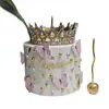 Decoración de Pastel de Cumpleaños Feliz Princesa de Acrílico Suministros para Fiesta de Repostería para Damas Descuento por Volumen