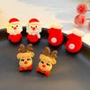 Aretes Navideños Transfronterizos Europeos y Americanos Resina Dibujos Animados Árbol de Navidad Anciano Campana Guantes Botas Alce Aretes Mujer