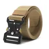 Cinturón Táctico Cobra Ajustable Libremente para Hombres y Mujeres de Lona Nylon Cinturón de Entrenamiento Militar Cinturón para Pantalones de Exterior Cinturón de Entrenamiento Militar