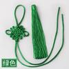 Colgante de borla semiacabado con nudo chino pequeño, seis placas y cinco líneas, accesorio artesanal para colgar en la oreja, fabricantes de Yiwu al por mayor