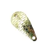 Señuelo Lentejuela Escama de Pescado Largo para Pesca de Aguas Blancas, Forma de Cuchara con Anzuelo Triple Plumado, Señuelo Artificial para Lanzamiento Largo, Metal