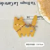 Broche de Gato com Sino Desenho Animado Estilo Coreano Tecido Enchimento de Algodão Gatinho Bolsa Acessório de Cabelo Sapato Chapéu Acessórios de Roupa