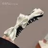 Pinza de plátano voluminizadora grande, pinza vertical, pinza para el pelo de lunares de moda coreana para mujer, accesorio para el pelo de lujo ligero de alta gama