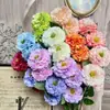 Ramo Artificial de Peonías de 3 Capas para Boda, Adornos Terminados de Flores Artificiales de Seda de Alta Gama para Decoración de Sala de Estar