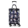 Carrito pequeño para la compra del hogar rueda universal carrito de compras portátil bolso de mano bolsa de compras de papel de aluminio aislante bolsa con ruedas venta al por mayor
