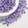 Cuentas de palomitas de maíz de vidrio agrietado de 10 mm, cuentas de vidrio pintadas, cuentas de joyería hechas a mano, accesorios de joyería antiguos de bricolaje al por mayor
