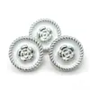 Botones Pequeño Camelia Tejido Top Camisa Suéter Botón Pequeño Estilo Chanel Accesorios de Ropa Botón de Abrigo
