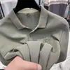 Camisa Polo Masculina de Manga Curta de Alta Qualidade Versátil Casual Nova Tendência da Moda Gola Lapela Camiseta Top de Meia Manga