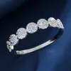 Pulsera de Disco de Estrella de Ocho Puntas Cruzada Incrustada con Circonita Estilo Retro de Alta Gama Moda Individual Elegante para Fiesta Regalo Diario Pulsera Versátil