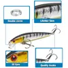 Cebo Artificial Luya Transfronterizo Caliente Flotante Plástico ABS Cebo Duro Diez Colores Minnow 10cm9g Perla Sonora Señuelo Pez Falso