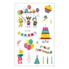 Nuevo Sticker de Tatuaje de Dibujos Animados Impermeable Original Lindo Niños Princesa Sueño Sticker de Tatuaje de Dibujos Animados Sticker de Tatuaje Divertido