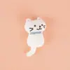 Pingente de mochila de gato fofo japonês, boneca de pelúcia adorável de desenho animado, acessório de bolsa, novo com Velcro