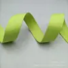 Cinta de poliéster y algodón de 1.3 mm de grosor y 2.5 cm de ancho, color verde fluorescente, con cuentas, para correa de hombro de mochila escolar, cinta de una pulgada y media para ropa y bolsos