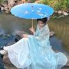 Guarda-chuva de Papel de Óleo de Tecido de Seda Antigo Clássico Adereços de Dança Guarda-chuva Hanfu Decoração de Performance Show Cheongsam Guarda-chuva Artesanal