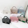 Bolsas Transfronteiriças, Estilo Estrangeiro, Bolsas Femininas Mais Vendidas, Novas Bolsas Quadradas Pequenas de Cor Contrastante 2025, Bolsas Transversais Versáteis da Moda