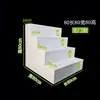 Gabinete de Isla con Forma de Escalón, Estante con Forma de Escalera, Estante de Almacenamiento, Gabinete para Flores y Regalos, Zapatero de Múltiples Niveles, Vitrina para Cosméticos