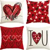 Almofada Decorativa para Sofá, Quarto ou Festa com Estampa de Linho Padrão Carta de Amor Dia dos Namorados Mais Vendida da Amazon