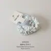 Nuevos accesorios para el cabello de tela estilo coreano en paquete de tarjetas, scrunchies florales frescos para mujer, set de 3 piezas, ligas para el cabello primavera-verano