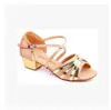 Zapatos Latinos Infantiles Banqiaodi Zapatos de Baile para Niñas Primavera y Verano Cinco Correas Zapatos de Práctica Específicos para Curso de Entrenamiento Zapatos de Baile de Competición