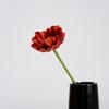 Simulação papoula papoula PU grande atacado fornecimento transfronteiriço toque de mão decoração de casamento arranjo de flores vermelho da internet para fotografia