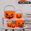Linterna de Calabaza al por Mayor Barril de Calabaza de Halloween Azucarero Infantil Linterna Portátil Suministros para Festival de Linternas Utilería para Actuación de Jardín de Infancia