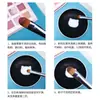 Artefacto Limpiador de Brochas de Maquillaje Sin Pelo Limpiador de Brochas de Sombra de Ojos Esponja de Limpieza en Seco Herramienta para Limpiar Brochas Cosméticas