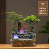 Ornamentos de Fonte de Água Corrente Alpina Bola Feng Shui Característica de Água Circulante para Interior de Escritório Sala de Estar Água Corrente para Gerar Riqueza Presentes de Alto Padrão