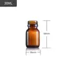 Botellas de Vidrio Marrón para Líquidos Orales al por Mayor en Stock, Botellas Dispensadoras de Jarabe, Botellas para Productos de Salud, Botellas Pequeñas para Medicamentos, Botellas Opacas para Enzimas