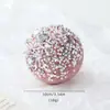 Decoración Navideña Nueva Transfronteriza Bola de Navidad Rosa Estrella de Cinco Puntas Adorno Colgante para Árbol de Navidad Estrella para la Punta del Árbol Colgante de Navidad