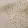 Novos Adesivos de Unha Florais Hot Stamping Flor Pequena de Cinco Pétalas Ouro Rosa Adesivos Florais Populares Frescos com Suporte Adesivo